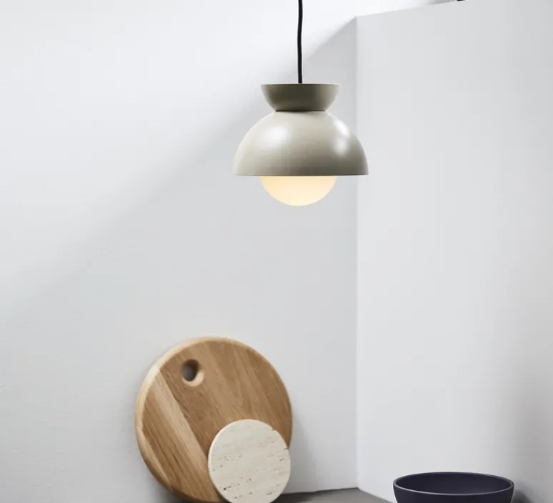 Suspension*Frandsen Suspension, Butterfly, , Ø21cm, H18cm - gris chaud mat