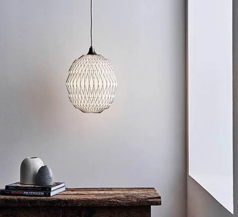 Suspension*Le Klint Suspension, CALEO 1, , Ø24cm, H33cm - blanc et bronze