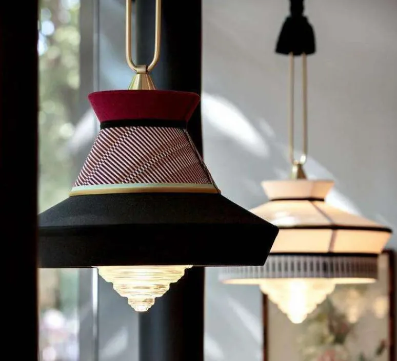 Suspension*Contardi Suspension, Calypso SO GUADALOUPE, , L36cm, H63cm - noir, rouge