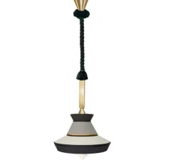 Suspension, Calypso SO Outdoor GUADALOUPE, sel et poivre, IP65,Ø36cm, H63cm - Contardi