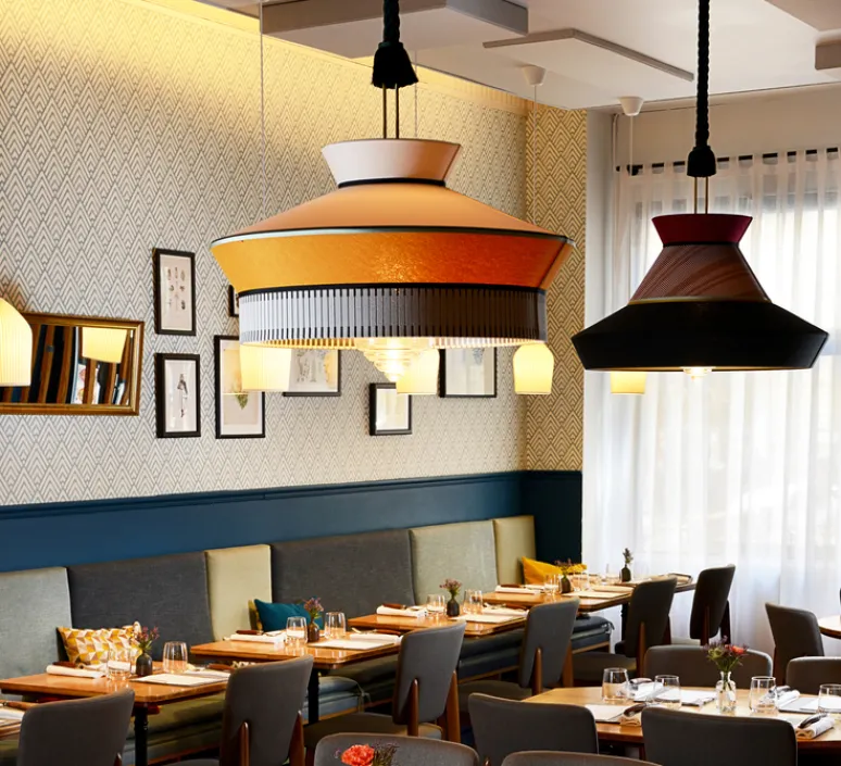 Suspension*Contardi Suspension, Calypso SO XL MARTINIQUE, , Ø70cm, H63cm - jaune