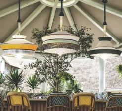 Suspension*Contardi Suspension, Calypso SO XL Outdoor ANTIGUA, , IP65,Ø70cm, H63cm - menthe