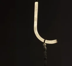 Suspension*Ame Editions Manufacturées Suspension, Canne L, , albâtre, LED, 2700K, 1027 lm, TRIAC, L42,5cm, H125cm - AME EDITIONS MANUFACTUREES laiton satiné