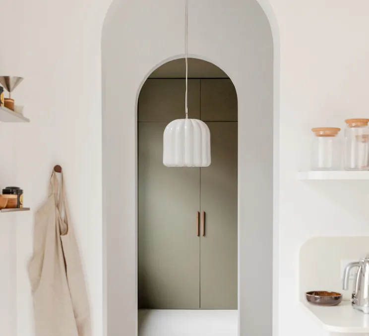 Suspension, Cannelle Grande, blanc, L50cm, H49cm - Cosin