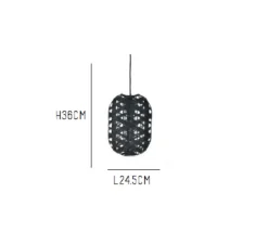 Suspension*Forestier Suspension, Capsule, Black S, , H36cm - L24,5CM - noir