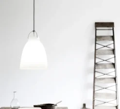 Suspension*Fritz Hansen Suspension, Caravaggio Opal P1, , Ø16,5cm, H21,6cm - blanc