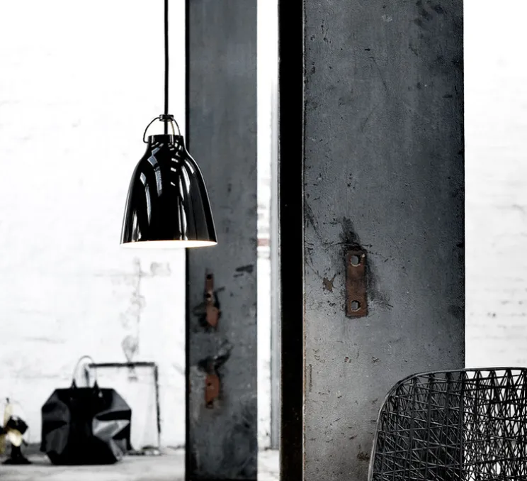 Suspension, Caravaggio P1, noir, Ø16,5cm, H21,6cm - Fritz Hansen