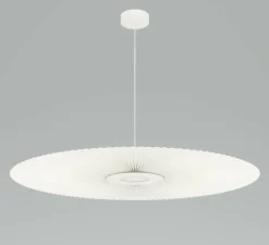 Suspension*Hartô Suspension, Carmen Large, , DIM, LED, 700lm, Ø120cm, H3,5cm - HARTÔ blanc