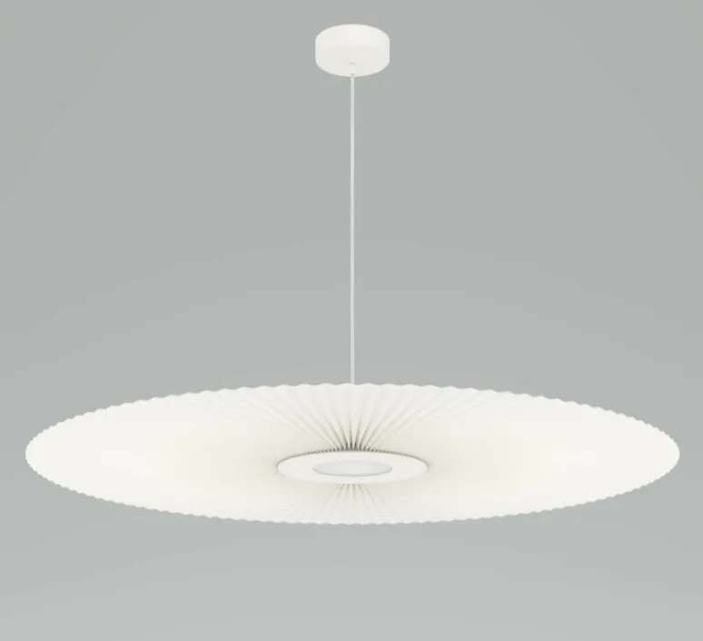Suspension*Hartô Suspension, Carmen Large, , DIM, LED, 700lm, Ø120cm, H3,5cm - HARTÔ blanc