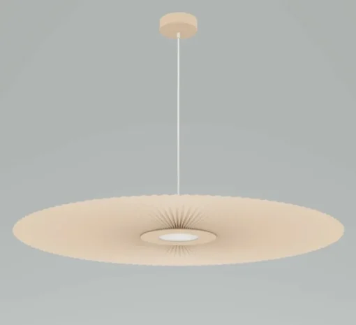 Suspension, Carmen Large, sable doré, DIM, LED, 700lm, Ø120cm, H3,5cm - HARTÔ
