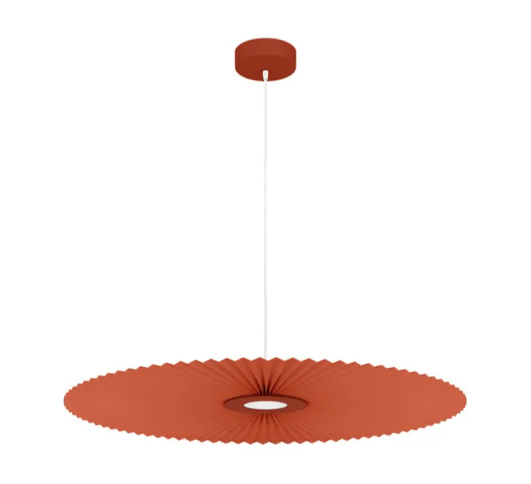Suspension, Carmen M 90cm, série limitée NEDGIS X HARTO, terracotta, LED, dim, 2700K, 985 lm, Ø90cm, H3,2cm - Hartô