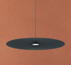 Suspension*Hartô Suspension, Carmen Medium, , DIM, LED, 2700K, 700lm, Ø90cm, H3,5cm - HARTÔ gris ardoise