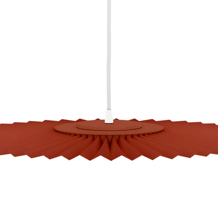 Suspension, Carmen S 50cm, série limitée NEDGIS X HARTO, terracotta, LED, dim, 2700K, 985 lm, Ø50cm, H3,2cm - Hartô