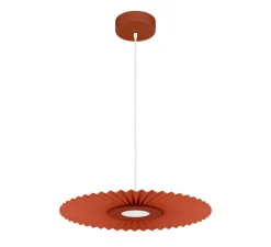 Suspension, Carmen S 50cm, série limitée NEDGIS X HARTO, terracotta, LED, dim, 2700K, 985 lm, Ø50cm, H3,2cm - Hartô