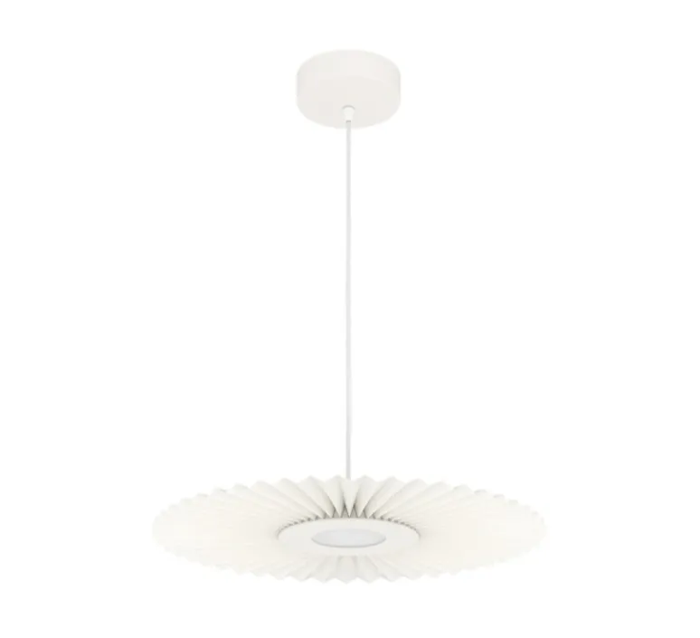 Suspension*Hartô Suspension, Carmen small, , DIM, LED, 2700K, 700lm, Ø50cm, H3,5cm - blanc
