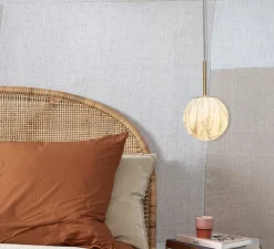 Suspension*It's about Romi Suspension, Carrara S, , Ø16cm, H28cm - Blanc marbre, or