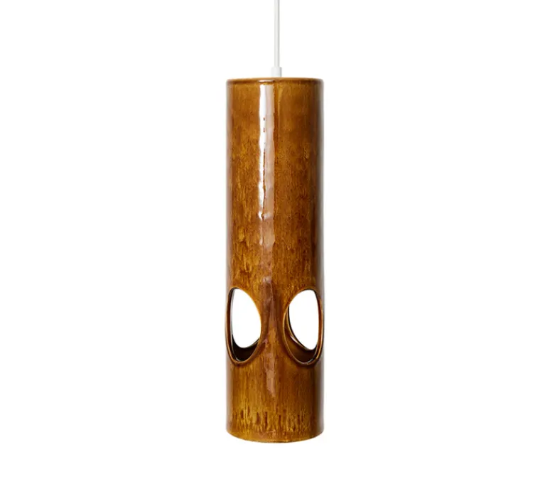 Suspension*HKLIVING Suspension, Ceramic, , Ø11cm, H39,5cm - HK Living bois de rose