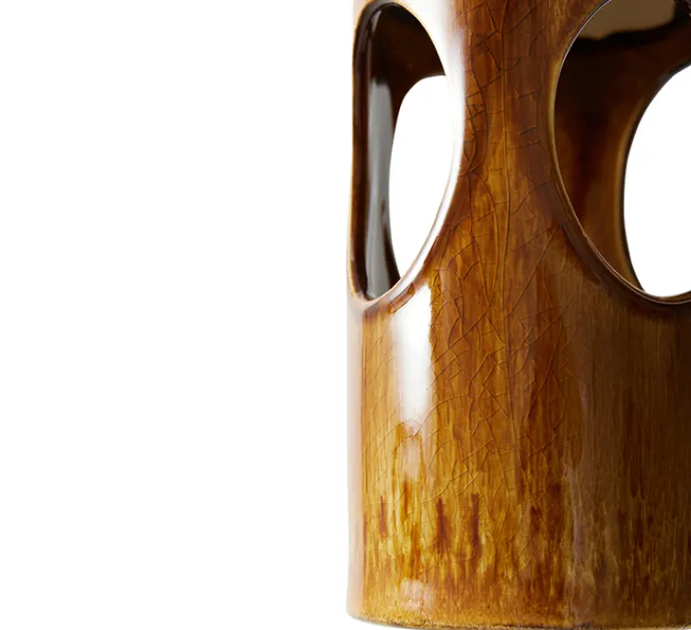 Suspension*HKLIVING Suspension, Ceramic, , Ø11cm, H39,5cm - HK Living bois de rose