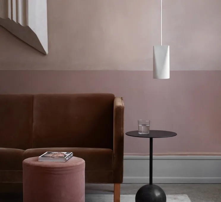 Suspension, Ceramic, Narrow, blanc, Ø11,2cm, H22cm - Moebe