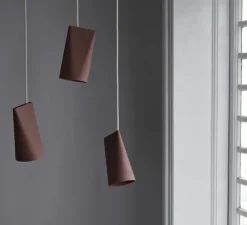 Suspension, Ceramic, Narrow, terracotta, Ø11,2cm, H22cm - Moebe