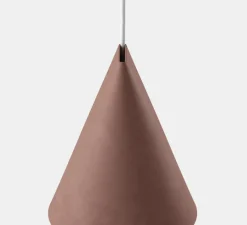 Suspension, Ceramic, Wide, terracotta, Ø23cm, H23,5cm - Moebe
