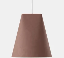 Suspension, Ceramic, Wide, terracotta, Ø23cm, H23,5cm - Moebe