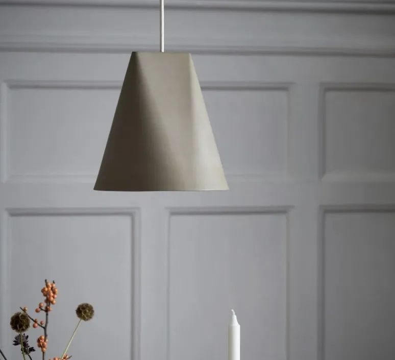 Suspension*Moebe Suspension, Ceramic, Wide, , Ø23cm, H23,5cm - vert olive