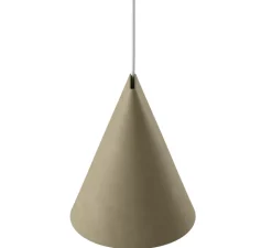 Suspension*Moebe Suspension, Ceramic, Wide, , Ø23cm, H23,5cm - vert olive
