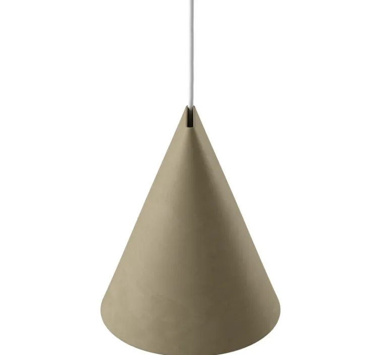 Suspension*Moebe Suspension, Ceramic, Wide, , Ø23cm, H23,5cm - vert olive