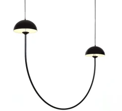 Suspension*Luxcambra Suspension, Champignon C, , LED, 2700K, 720 lm, L101cm, H74,5cm - noir