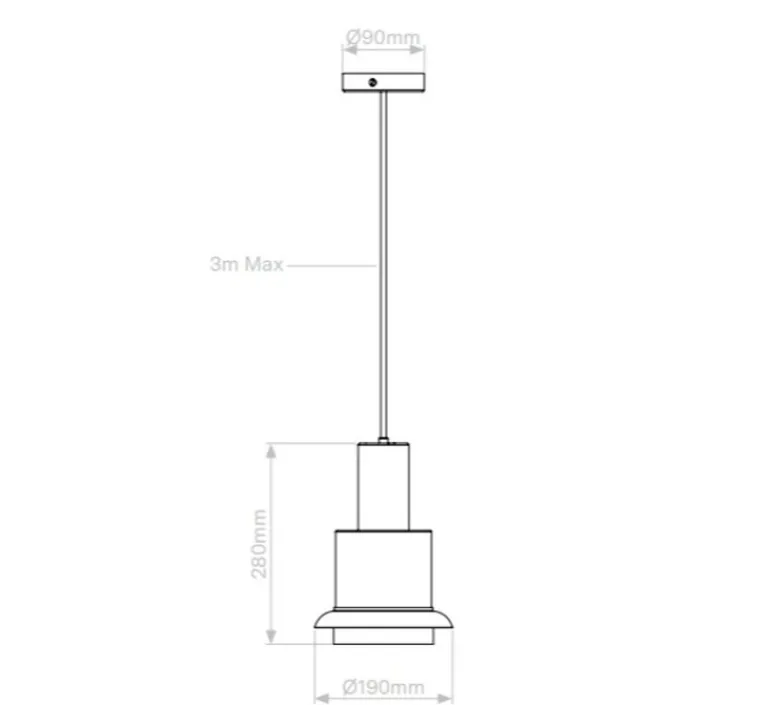 Suspension*DCW éditions Paris Suspension, Chaumont 190, , Ø19cm, H28cm - vert