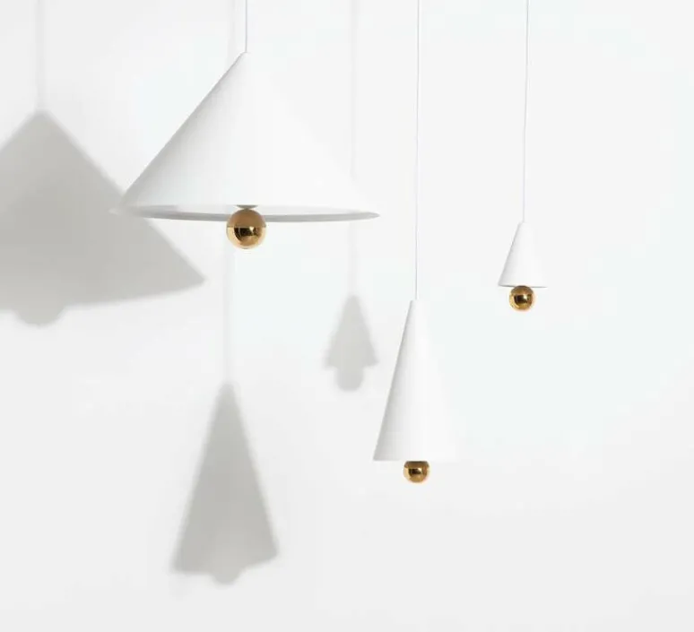 Suspension*Petite Friture Suspension, Cherry, Petit, , LED, dim, 3000K, 1040 lm, Ø16cm, H37,5cm - blanc