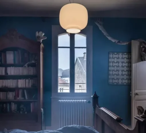 Suspension*Foscarini Suspension, Chouchin 3 LED, , LED, dim, 2700K, 2500 lm, Ø30cm, H25cm - blanc