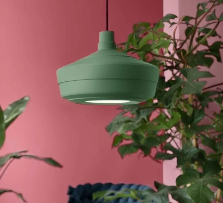 Suspension*Ferroluce Suspension, Churuata, , Ø36cm, H26cm - vert forêt