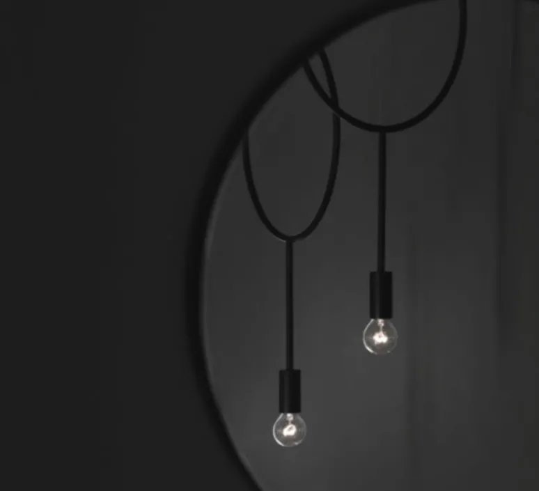 Suspension*Northern Suspension, Circle, , Ø30cm, H62cm - gris foncé mat