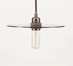 Suspension, Circle Shade, gris, Ø25cm, H10cm - FRAMA