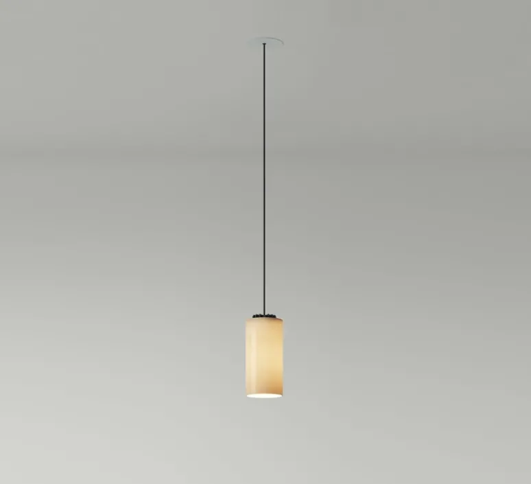 Suspension*Santa & Cole Suspension, Cirio Simple, built-in canopy, , LED, 2700K, 416 lm, Ø10cm, H21cm - porcelaine