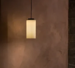 Suspension, Cirio Simple, surface canopy, porcelaine, LED, 2700K, 416 lm, Ø10cm, H21cm - Santa & Cole