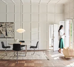 Suspension, Clam, blanc, Ø55cm, H54cm - Fritz Hansen