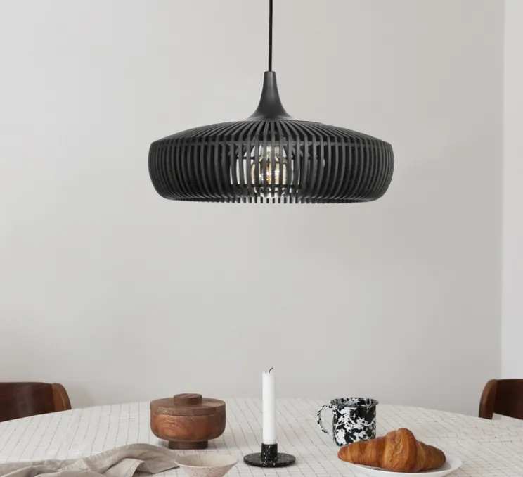 Suspension, Clava Dine, chêne noir, Ø43cm, H24cm - Umage