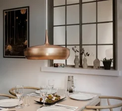 Suspension, Clava Dine, cuivre brossé, H28cm, Ø43cm - Umage