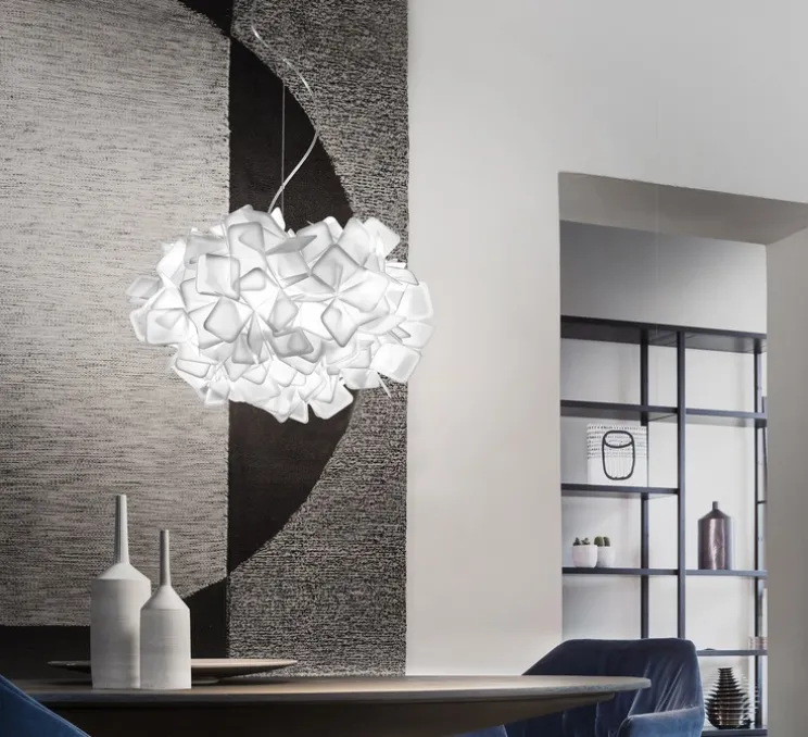 Suspension, Clizia, blanc, H25cm, Ø53cm - Slamp