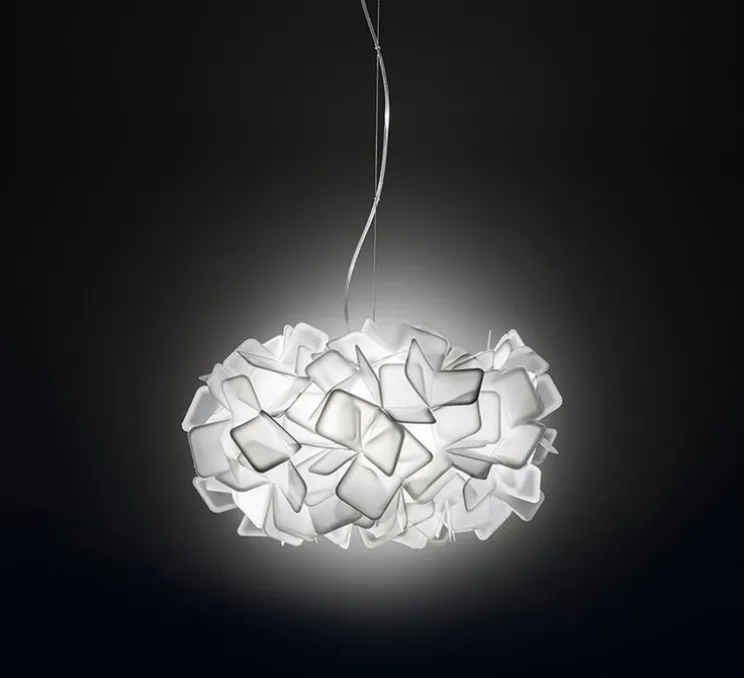 Suspension, Clizia, blanc, H25cm, Ø53cm - Slamp