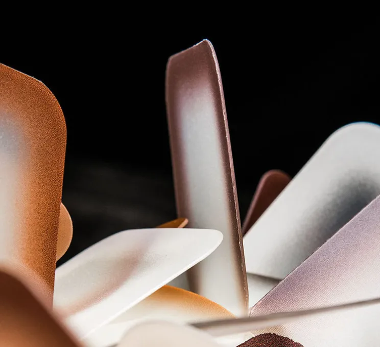 Suspension, Clizia, orange, Ø53cm, H25cm - Slamp