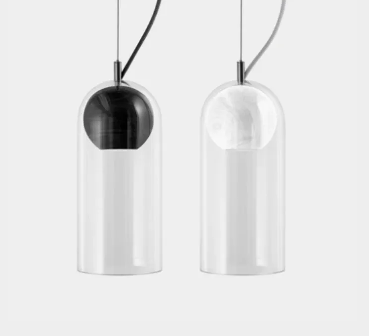 Suspension, Cloak , blanc, Ø13cm, H29cm - Vitamin