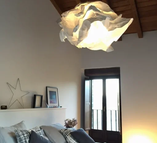 Suspension*Proplamp Suspension, Cloud, , Ø90cm - blanc