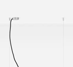 Suspension, [C3o], chêne, laiton, LED, L182cm, H8cm - GANTLIGHTS