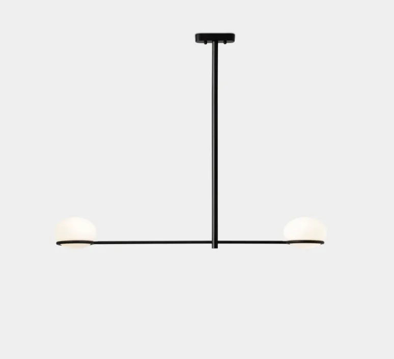 Suspension*LEDS C4 Suspension, Coco double, , L62cm, H62cm - noir