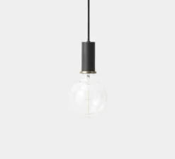 Suspension*Ferm Living Suspension, Collect lighting, low, abat-jour Disc, , Ø12cm, H17cm - noir
