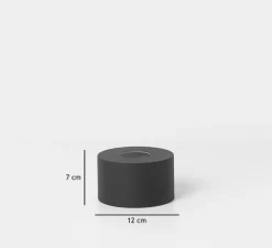 Suspension*Ferm Living Suspension, Collect lighting, low, abat-jour Disc, , Ø12cm, H17cm - noir